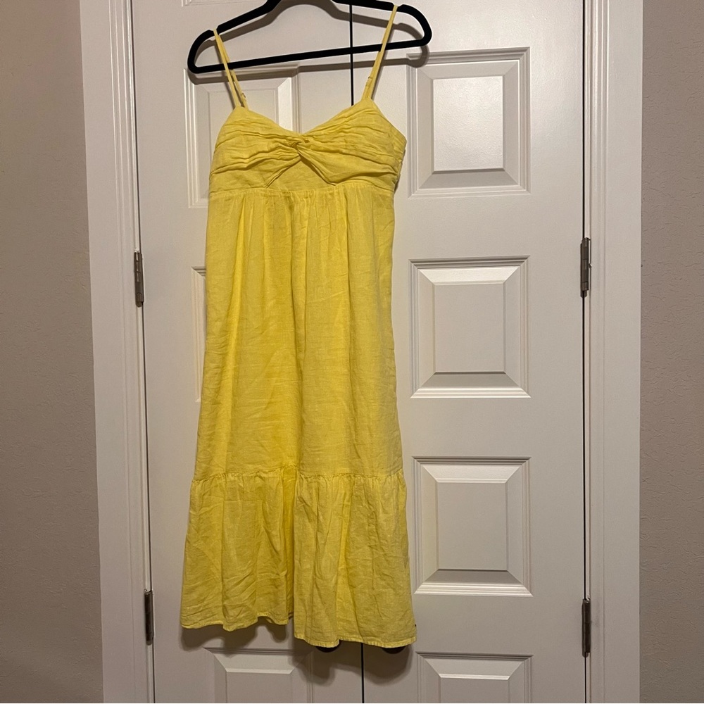 Banana Republic Sunny Yellow Midi Dress